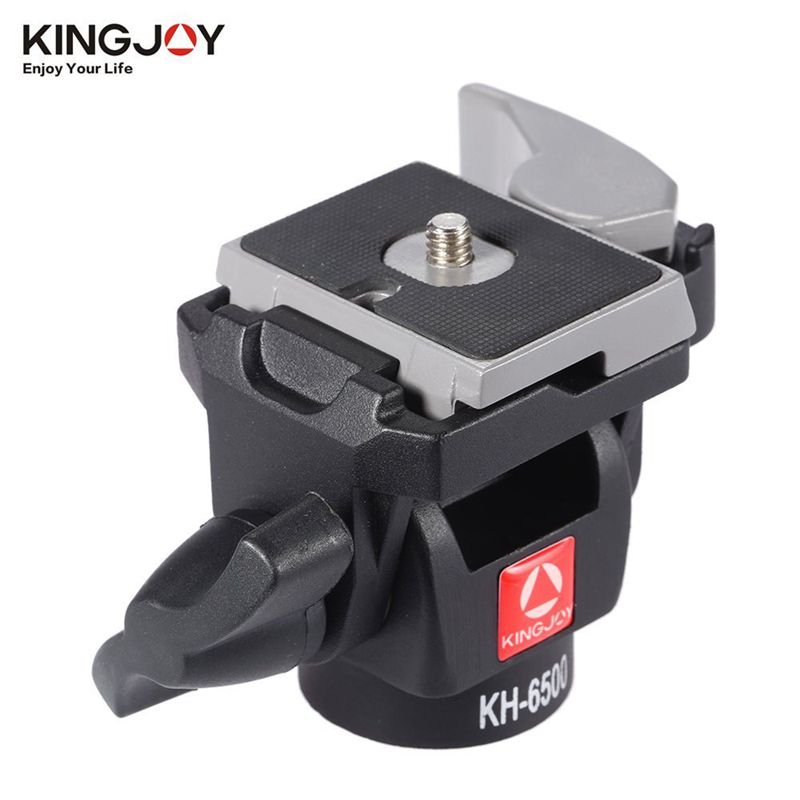 Kingjoy Professional يمكن ارتداؤها في اتجاهين عموم الألومنيوم كاميرا دوارة رئيس صورة KH-6500