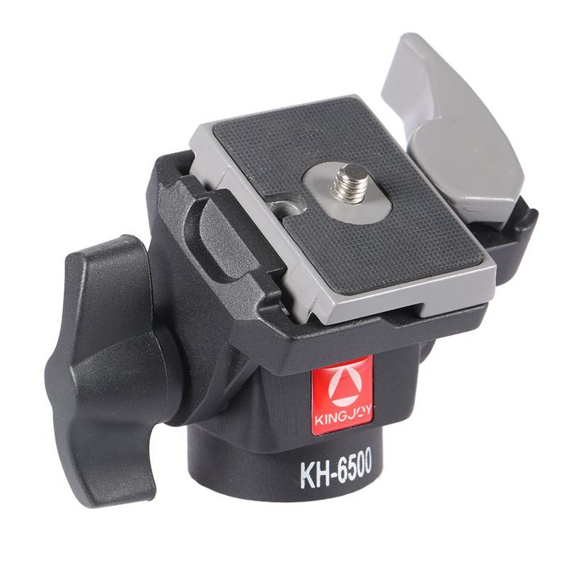 Kingjoy Professional يمكن ارتداؤها في اتجاهين عموم الألومنيوم كاميرا دوارة رئيس صورة KH-6500