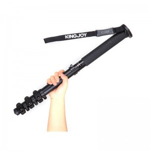 KINGJOY كاميرا Monopod Alpenstock ، فيديو فليب لوك مع مشبك Monopod للكاميرا مع 1\/4 \"و 3\/8\" برغي قابل للتحويل لكاميرات DSLR كاميرا الفيديو Ballhead Canon Nikon So...