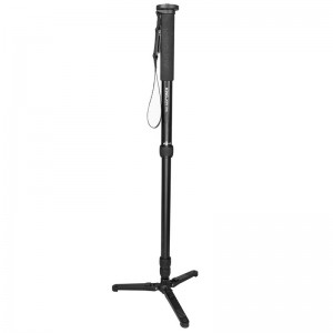 Kingjoy Photographe الألومنيوم monopod الجديد للتصوير الفوتوغرافي مع قاعدة الساق المهنية