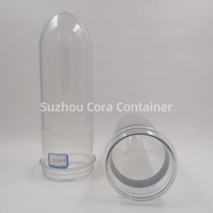 65mm 222g حجم الرقبة 73mm Plasitc الحيوانات الأليفة التشكيل لزيت المشروبات المياه
