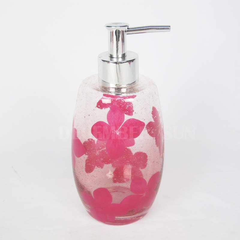 6 قطع اكسسوارات الحمام الزجاج مجموعة