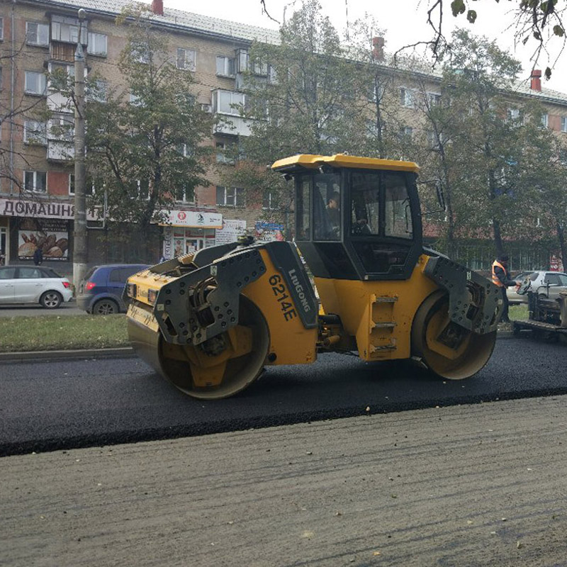 جنبا إلى جنب الهيدروستاتيكي الاهتزاز الأسطوانة Clg6214e 14 طن مزدوجة الطبل
