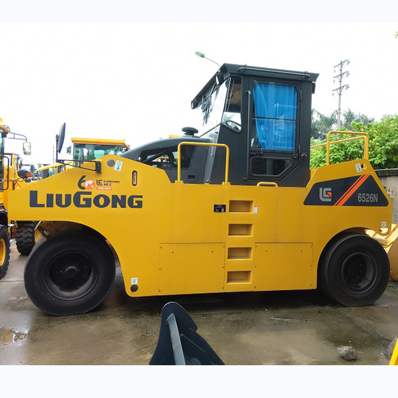 LiuGong المصنع الرسمي 26T آلة واحدة الأسطوانة الطريق الصحافة clg6526