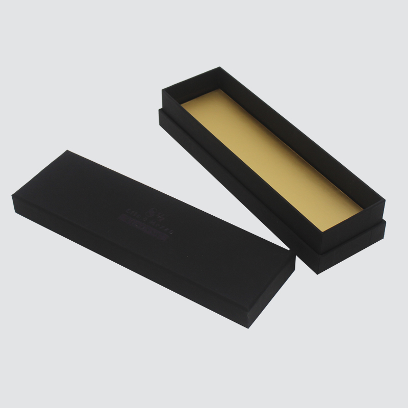 تخصيص الكلاسيكي الأسود صندوق مجوهرات قلادة زينة هدية مربع