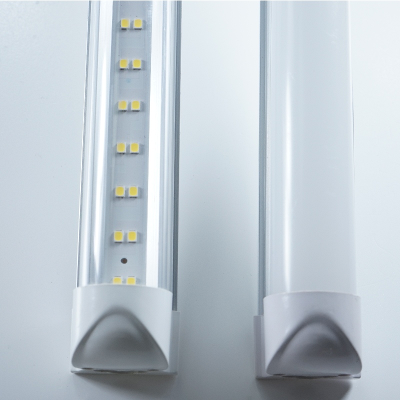 صف مزدوج مسطّح T8 يشعل أنبوب led تركيب