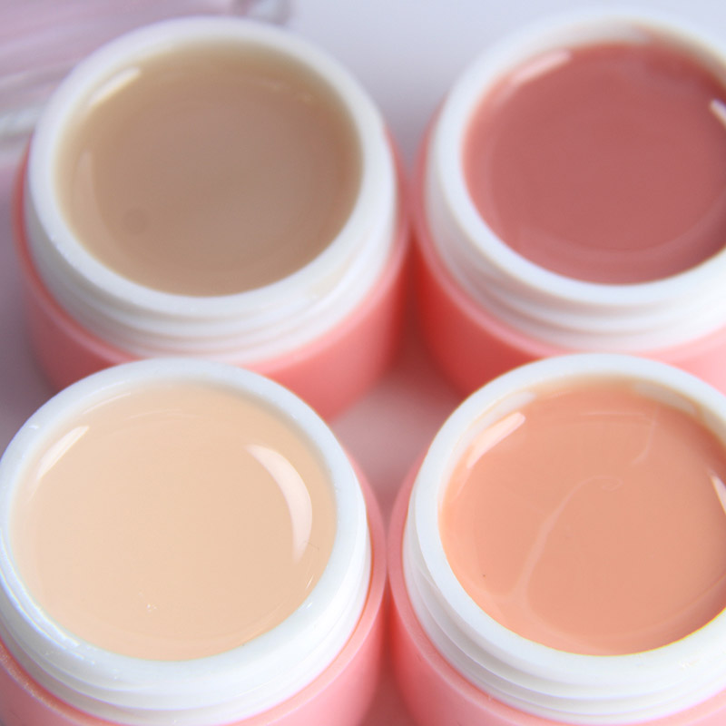 kamayi 8 ملليلتر التمويه uv بناء هلام مسمار الفن رقيقة عارية هلام مسمار هلام نقع قبالة uv واضح منشئ هلام 20 ألوان