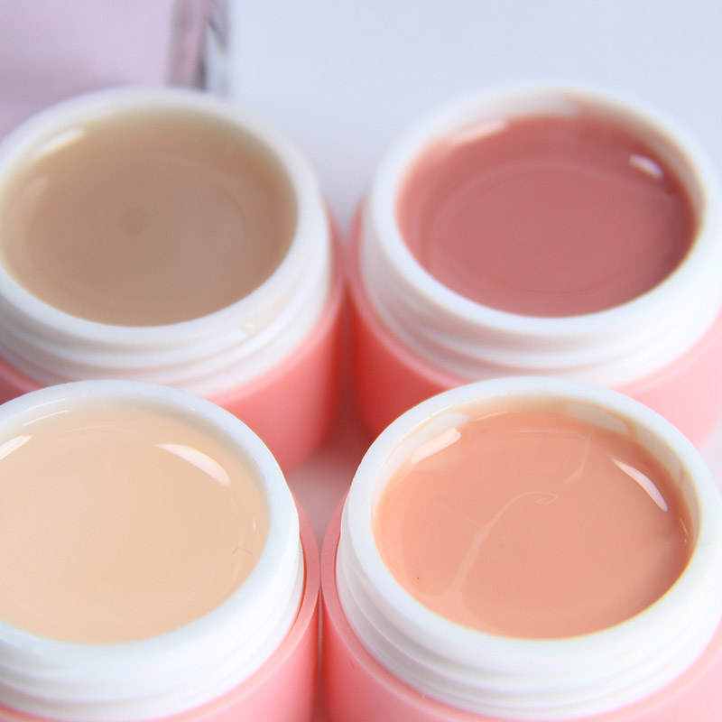 kamayi 8 ملليلتر التمويه uv بناء هلام مسمار الفن رقيقة عارية هلام مسمار هلام نقع قبالة uv واضح منشئ هلام 20 ألوان