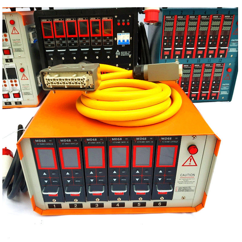 MD68 LCD في مربع التحكم في درجة حرارة النظام الصينية والإنجليزية