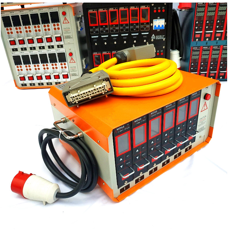 MD68 LCD في مربع التحكم في درجة حرارة النظام الصينية والإنجليزية