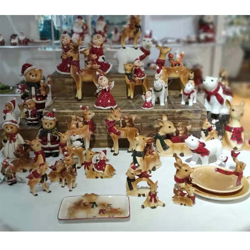 مجموعة واسعة من السيراميك ديكور المنزل عيد الميلاد قطعة ديكور
