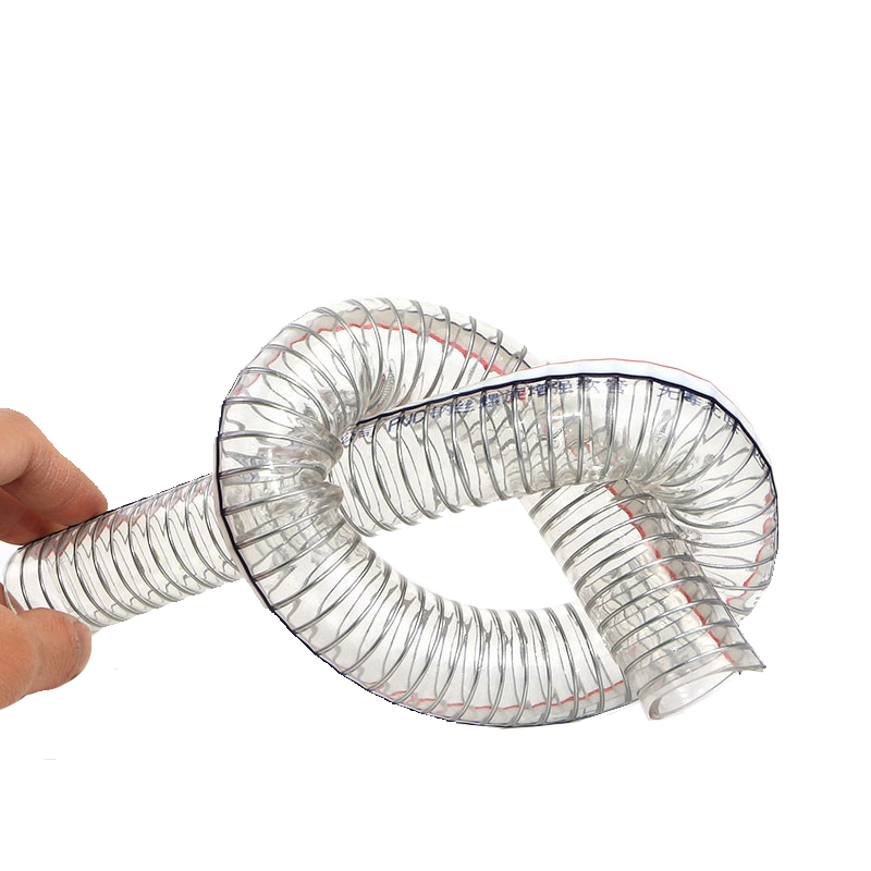 المصنع الصيني 2 بوصة خرطوم مرن pvc الصلب سلك sprial عززت خرطوم