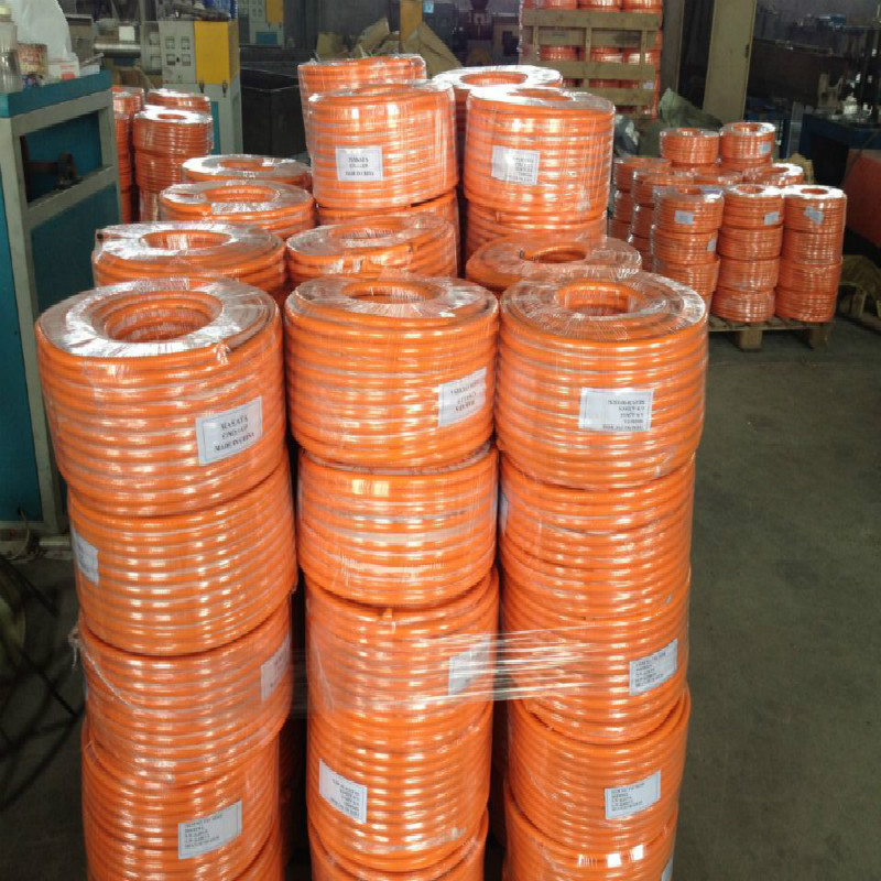 PVC ارتفاع ضغط خرطوم الغاز الأصفر