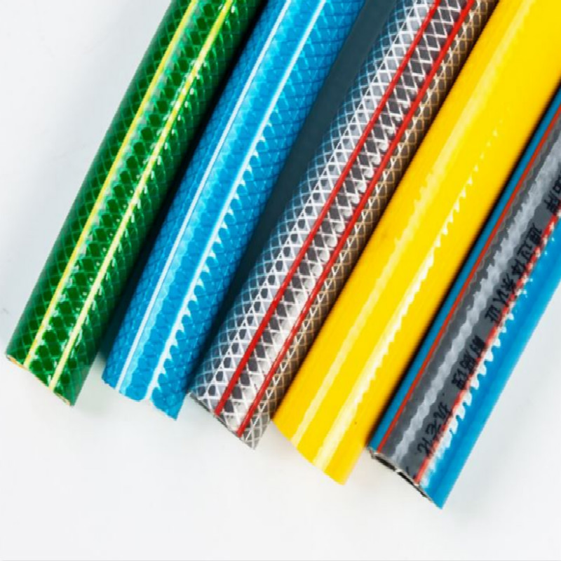 بولي كلوريد الفينيل خرطوم حديقة خرطوم المياه عززت نمط جديد النايلون للبستنة المصنوعة في الصين