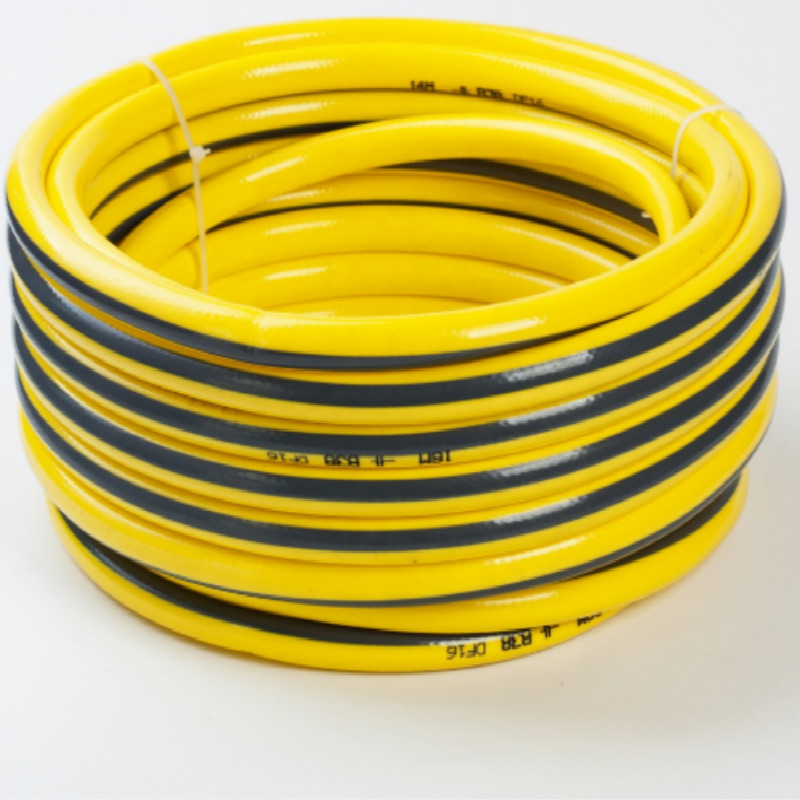 الألياف الملونة مرنة مضفر تعزيز البلاستيك pvc حديقة خرطوم المياه