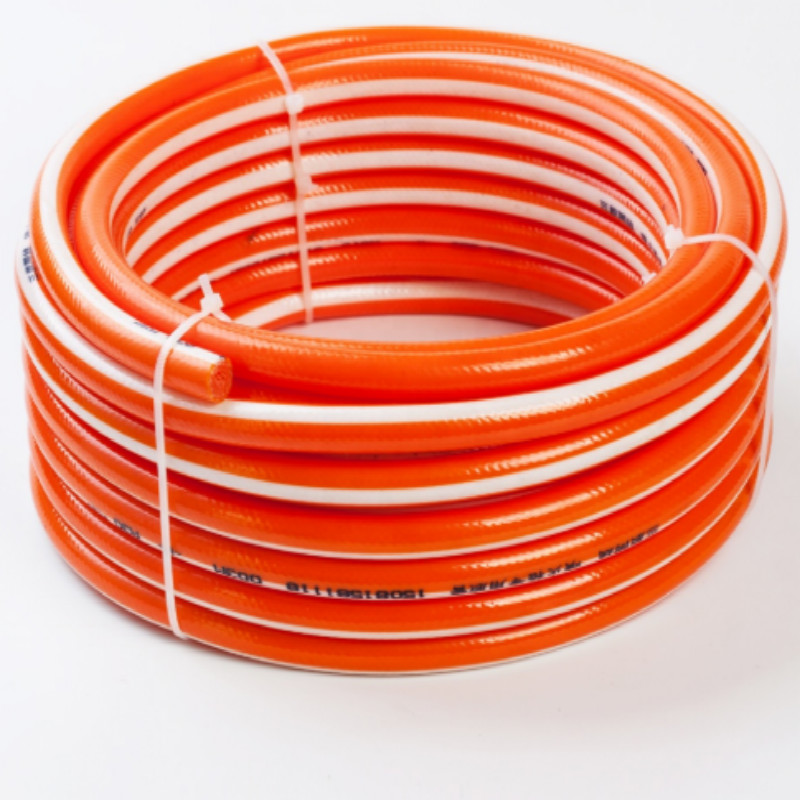 الهواء البلاستيكية الملونة مضفر غاز البترول المسال خرطوم الغاز المصنع مباشرة