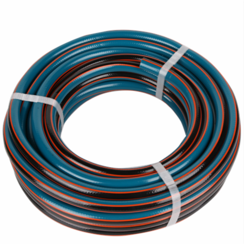 3 طبقة ملونة مضفر حديقة خرطوم المياه البلاستيكية المرنة