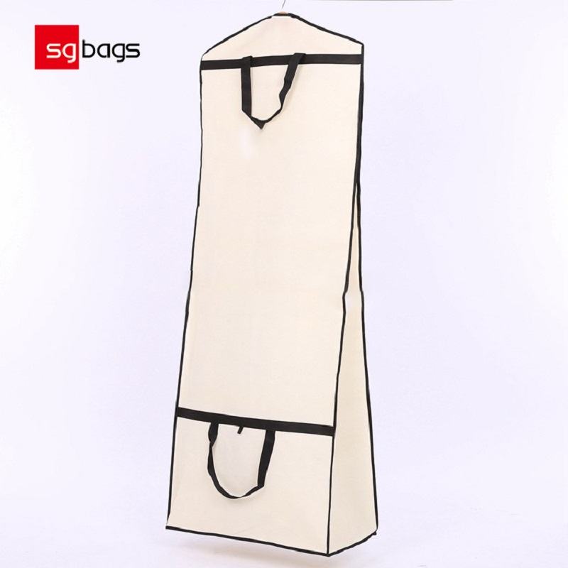 SGW02 الجودة بالجملة شعار مخصص غطاء الزفاف فستان طويل ثوب الزفاف غير المنسوجة حقيبة الملابس