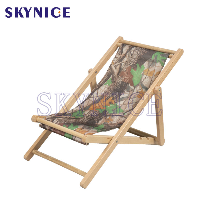 كرسي الشاطئ مع الأقواس الخشبية للأطفال