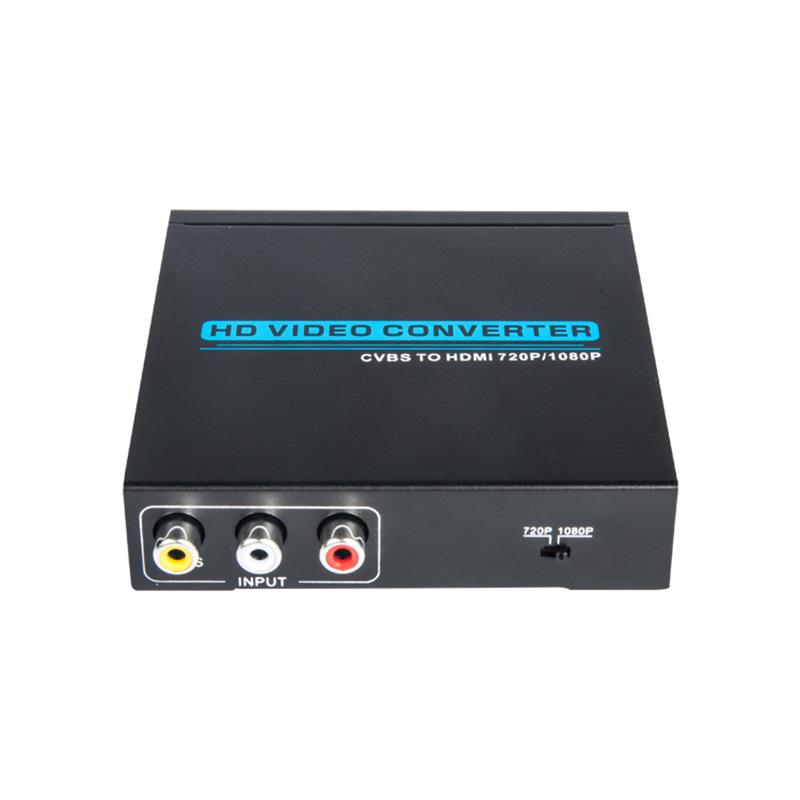 AV / CVBS to HDMI Converter Up Scaler 720P / 1080P