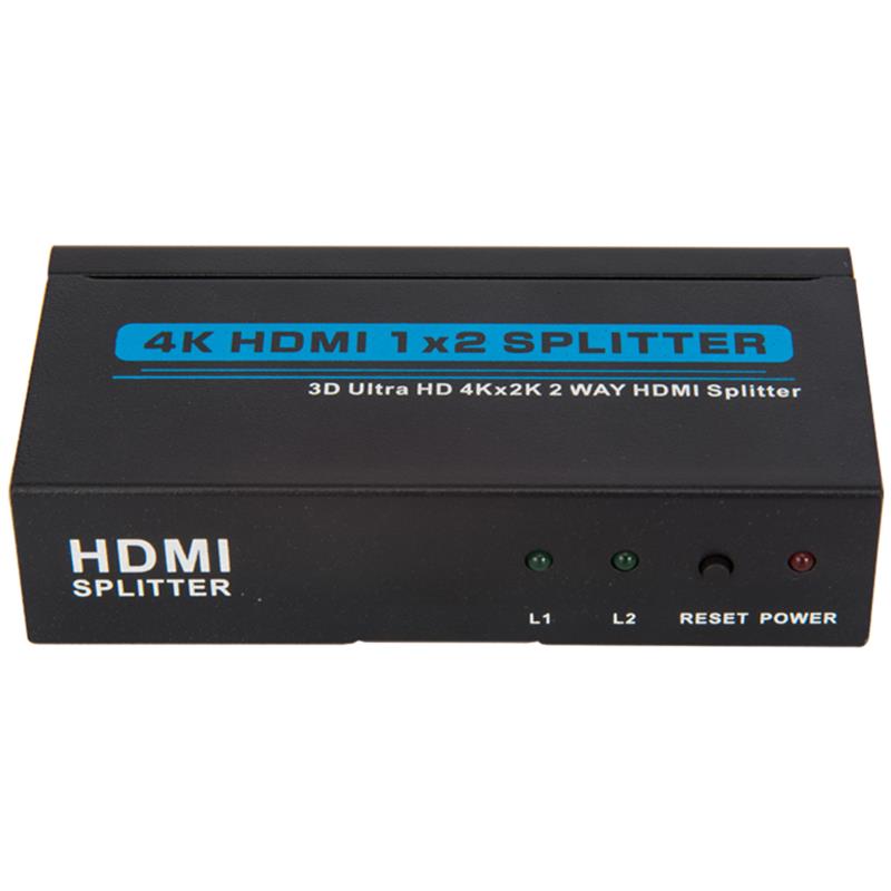 V1.4 2 منافذ HDMI 1x2 الفاصل 3D الترا HD 4Kx2K / 30HZ