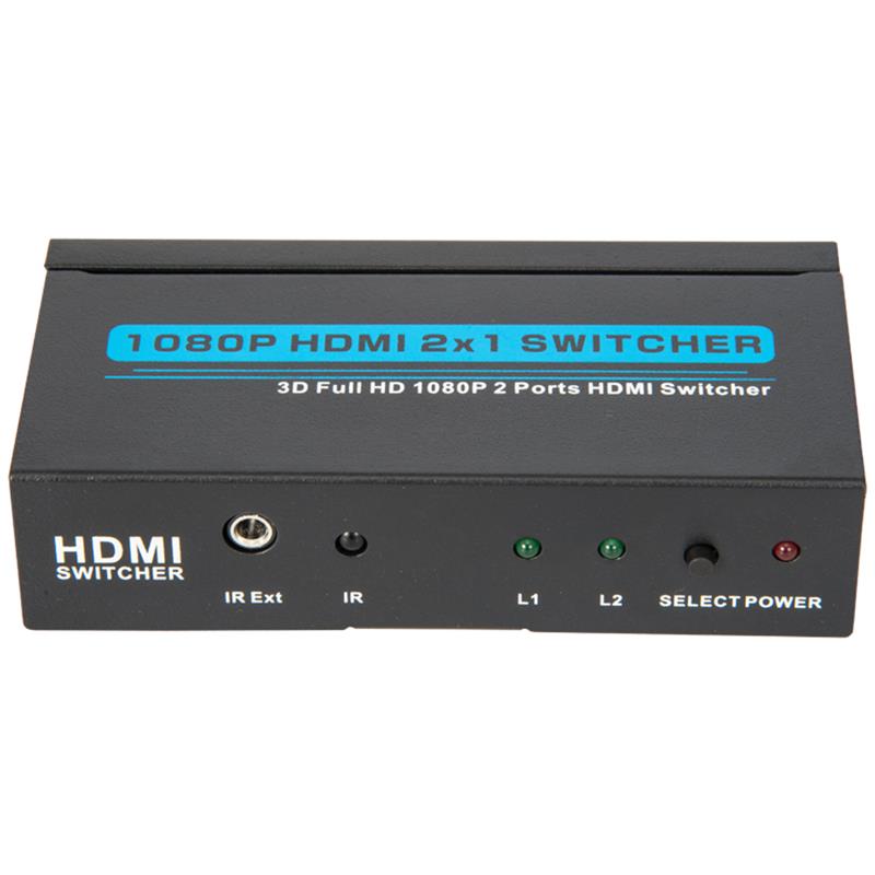 V1.3 HDMI 2x1 الجلاد دعم 3D كامل HD 1080P