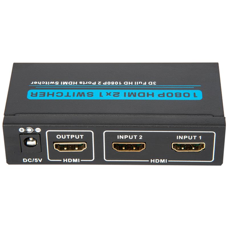 V1.3 HDMI 2x1 الجلاد دعم 3D كامل HD 1080P