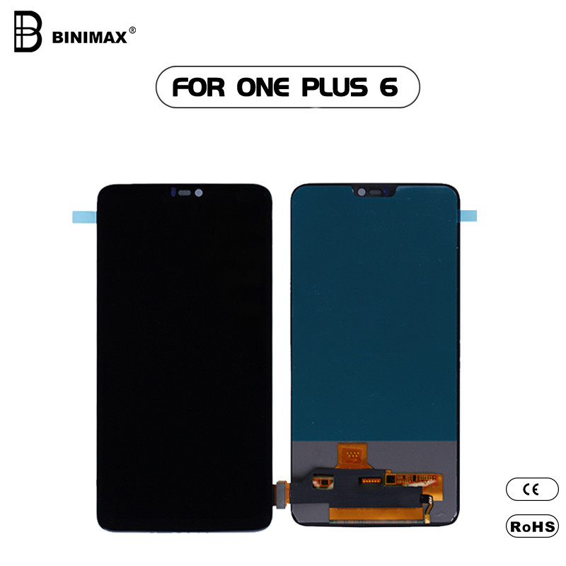 وحدات شاشة LCD للهواتف الذكية تعرض شاشة BINIMAX للهاتف المحمول ONE PLUS 6