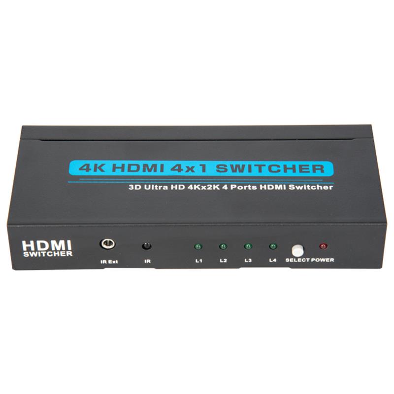 V1.4 4K / 30HZ HDMI 4X1 الجلاد دعم 3D الترا HD 4K * 2K / 30HZ