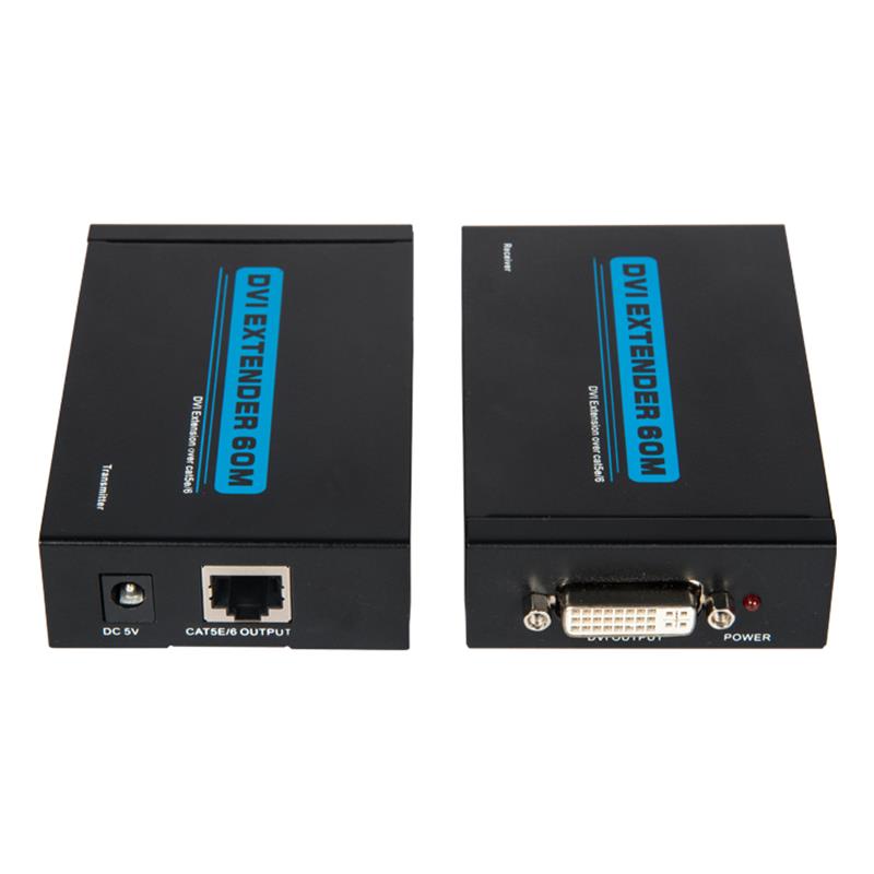 V1.3 1080p DVI Extender على cat5e / 6 يصل إلى 60m