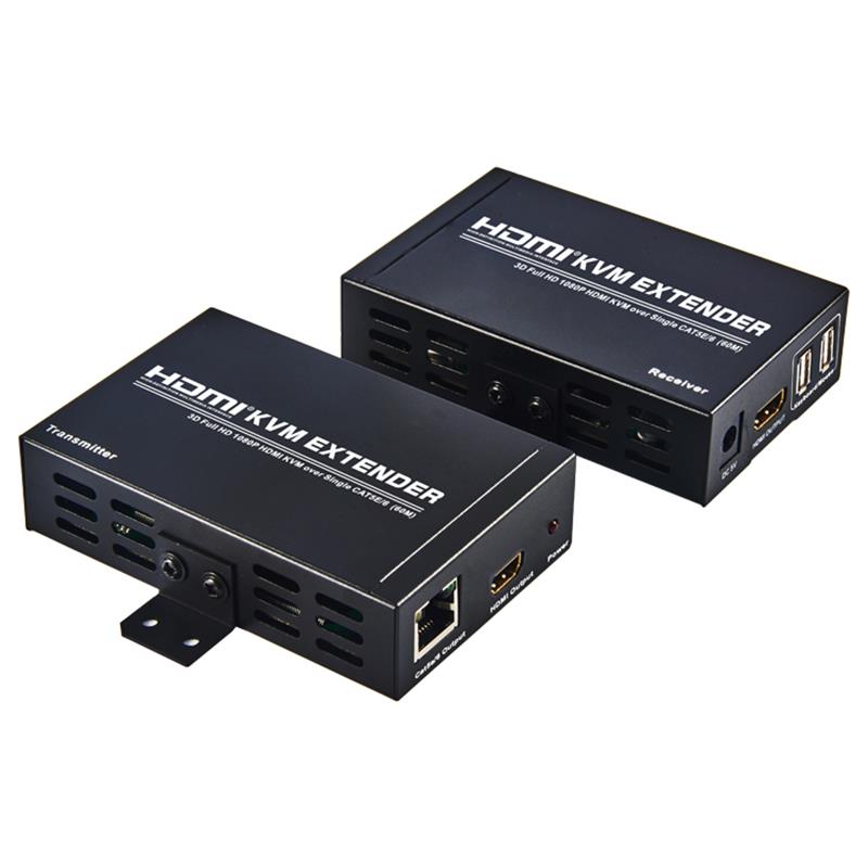 HDMI KVM Extender 60m over single cat5e / 6 Support Full HD 1080P