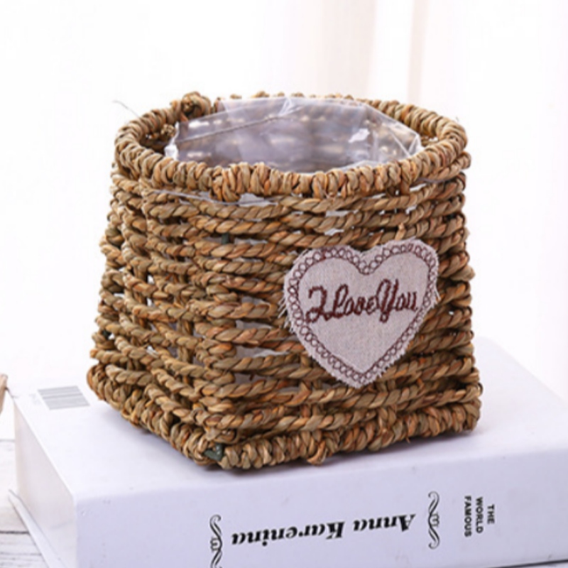 سلة زهرة الأعشاب البحرية