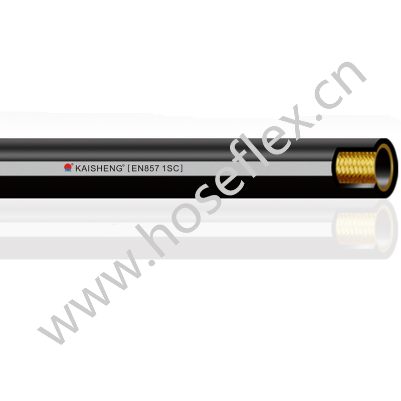 الأكثر مبيعاً EN857 1SC خرطوم هيدروليكي خرطوم مطاطي عالي الضغط للجرارات من توريد المصنع