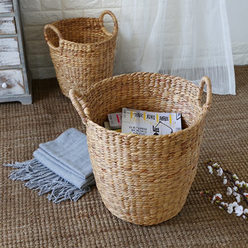 سلة تخزين قش الغسيل