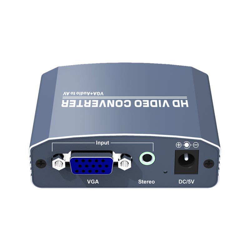 VGA + صوت ستيريو لتحويل AV دعم 1080P