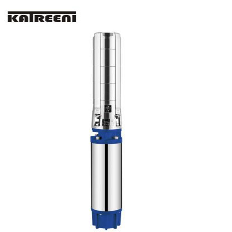 6 بوصات 8 بوصات من الفولاذ المقاوم للصدأ الغاطسة بئر عميقة مضخة مياه شمسية عمودية متعددة المراحل