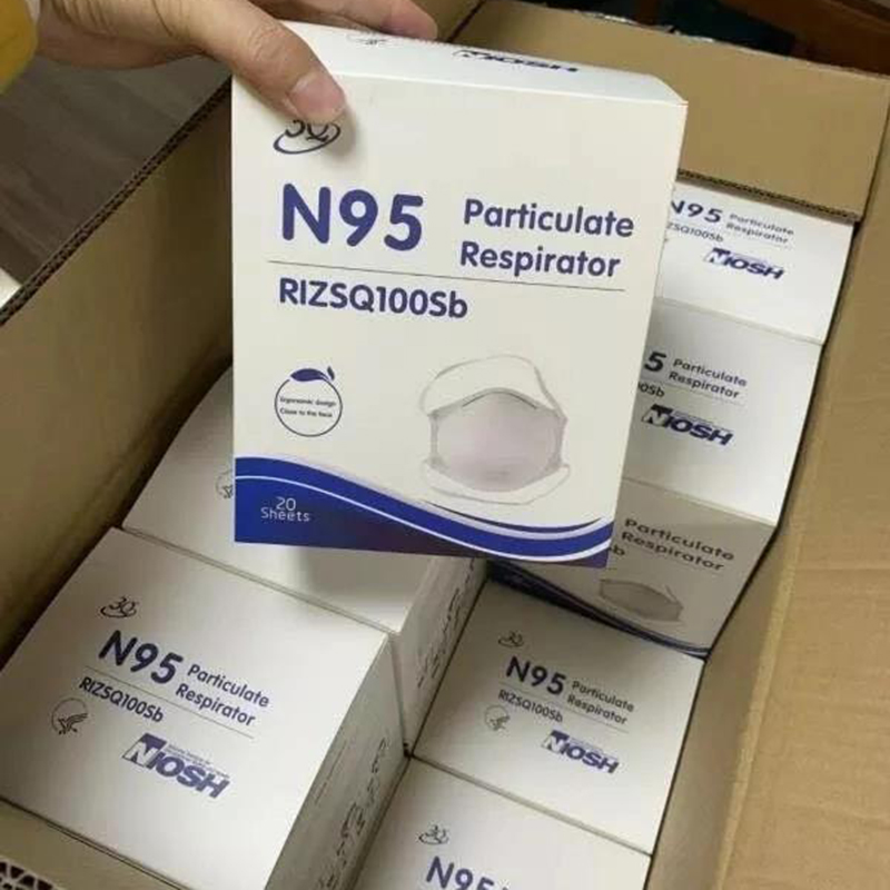 3Q قناع يمكن التخلص منه N95 في المخزون صنع في الصين