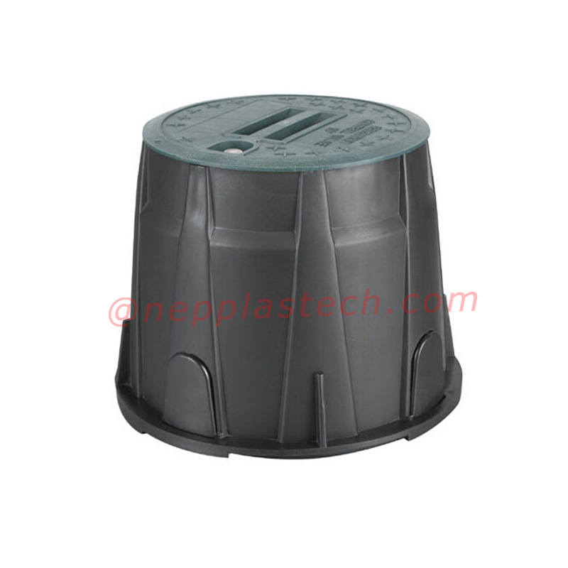 نظام الري بالطاقة الشمسية للمناظر الطبيعية 6 10 12 بوصة صمام بلاستيكي وصندوق عداد المياه