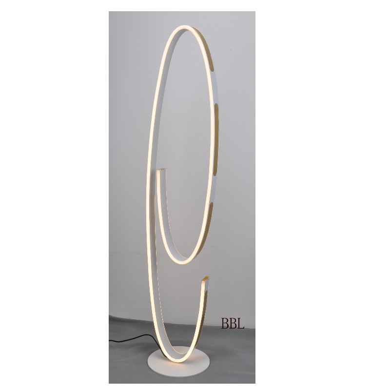 مصباح أرضي LED مع شكل المسار