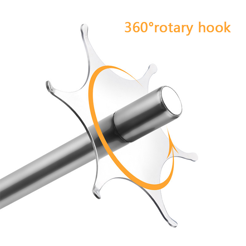 المطبخ الروتاري رف مجرفة شماعات المقاوم للصدأ حامل الدورية تخزين الرف أدوات الطبخ المنظم