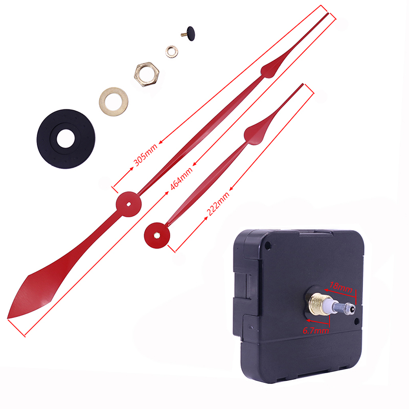 الجملة 15 ملم عزم دوران كبير أنا رمح حركة ساعة الحائط مع عقارب الساعة