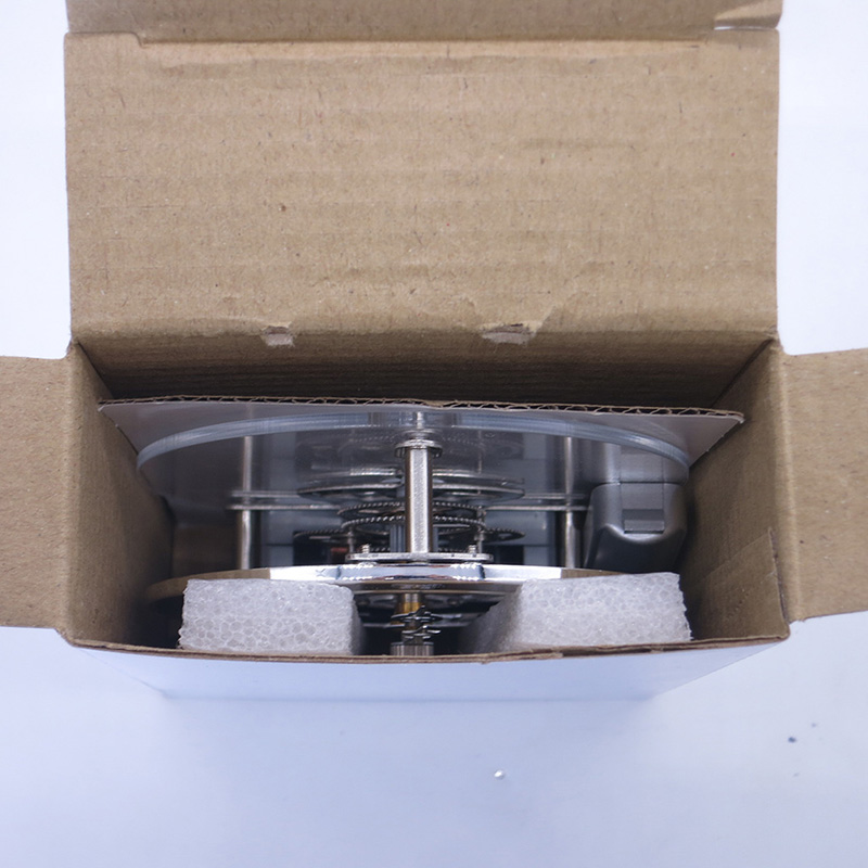 chiinese 86mm إدراج هيكل عظمي الفضة على مدار الساعة