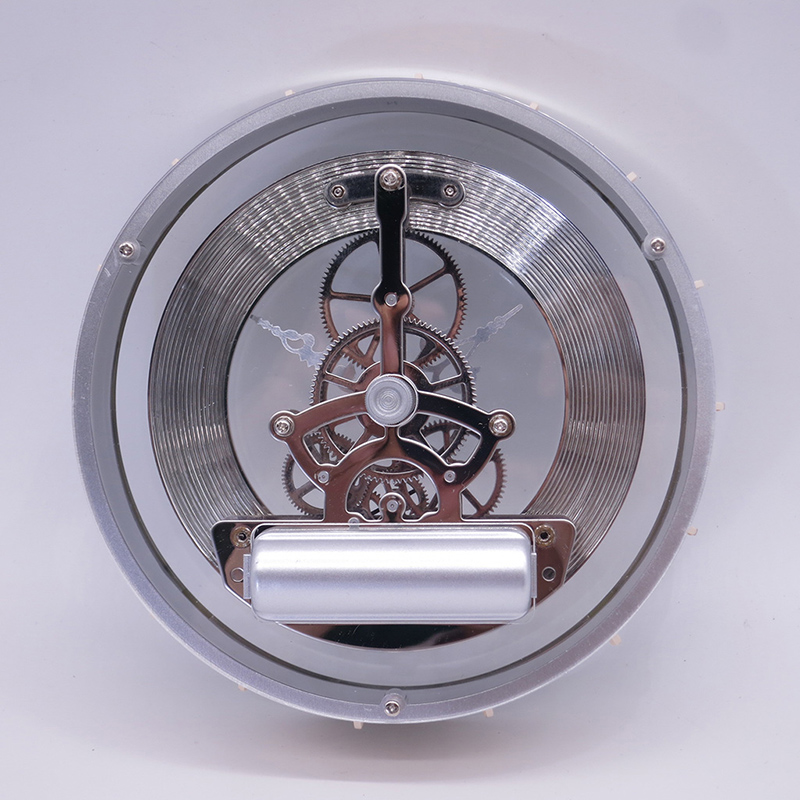 القطر 149mm هيكل عظمي الفضة على مدار الساعة إدراج جزء الساعة