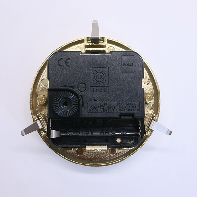 قطر ساعة الحائط 75 مم الذهب إدراج