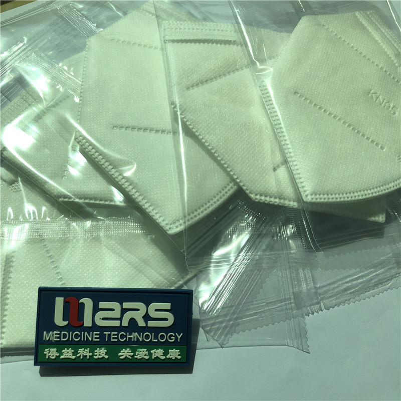 2020 غير محبوكة KN95 واقية غير طبية قابلة للطي نصف قناع 5 طبقات للوجه للاستخدام الذاتي