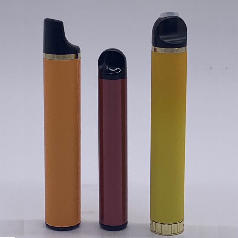 قلم vape الملون ecig vaper فارغ للاستخدام مرة واحدة جراب vape مع صندوق تغليف