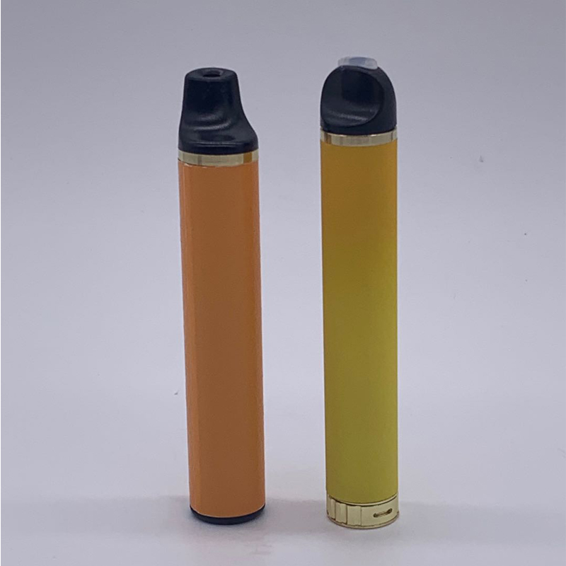 قلم vape الملون ecig vaper فارغ للاستخدام مرة واحدة جراب vape مع صندوق تغليف