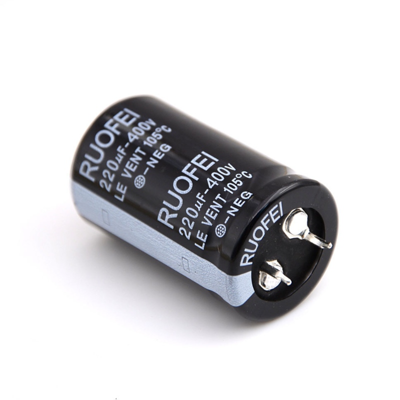RUOFEI مكثف كهربائيا من الألومنيوم المفاجئ 10V ~ 500V حياة طويلة ودرجة حرارة عالية