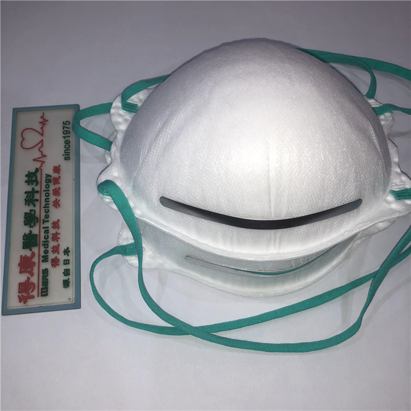 يمكن التخلص منها كأس N95 نصف قناع الوجه محبوكة للاستخدام الذاتي