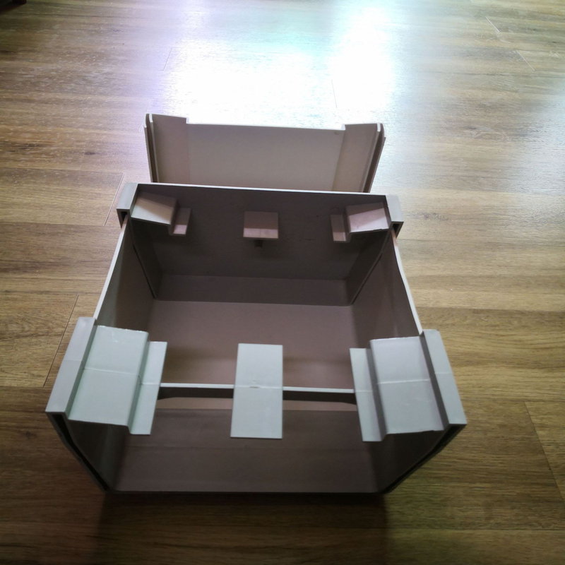 حوض بلاستيكي محمول غير سامة من البلاستيك PVC من أجل الزراعة بدون تربة للزراعة